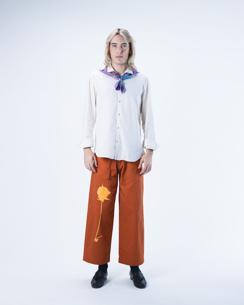 Purple Haze Silk Scarf 65