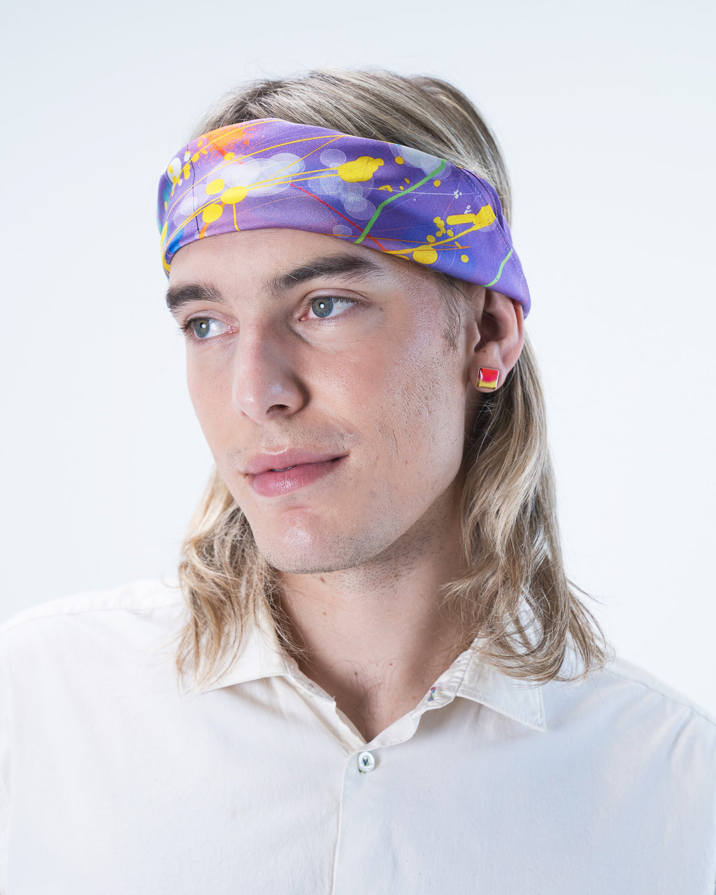 Purple Haze Silk Scarf 65