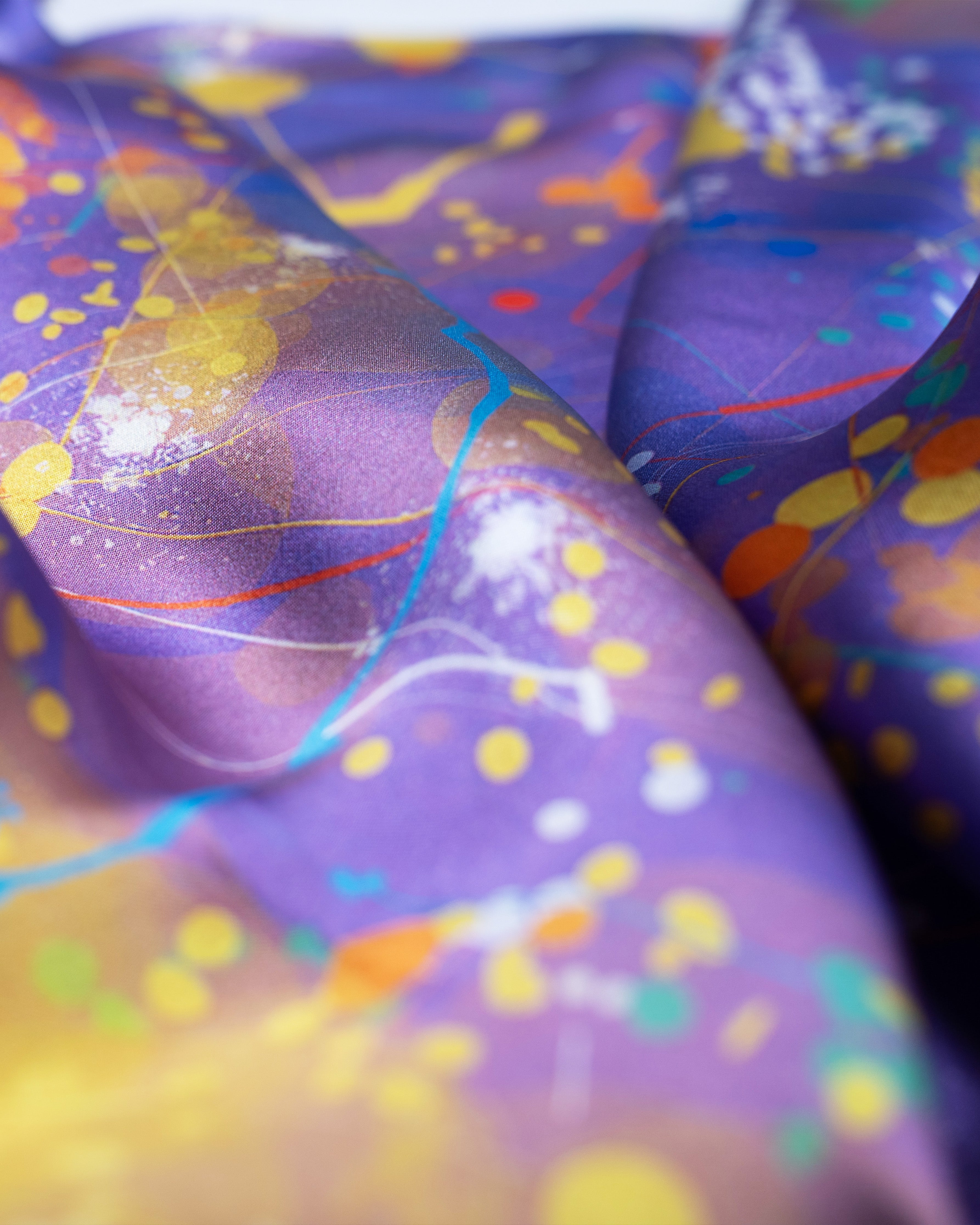 Purple Haze Silk Scarf 65