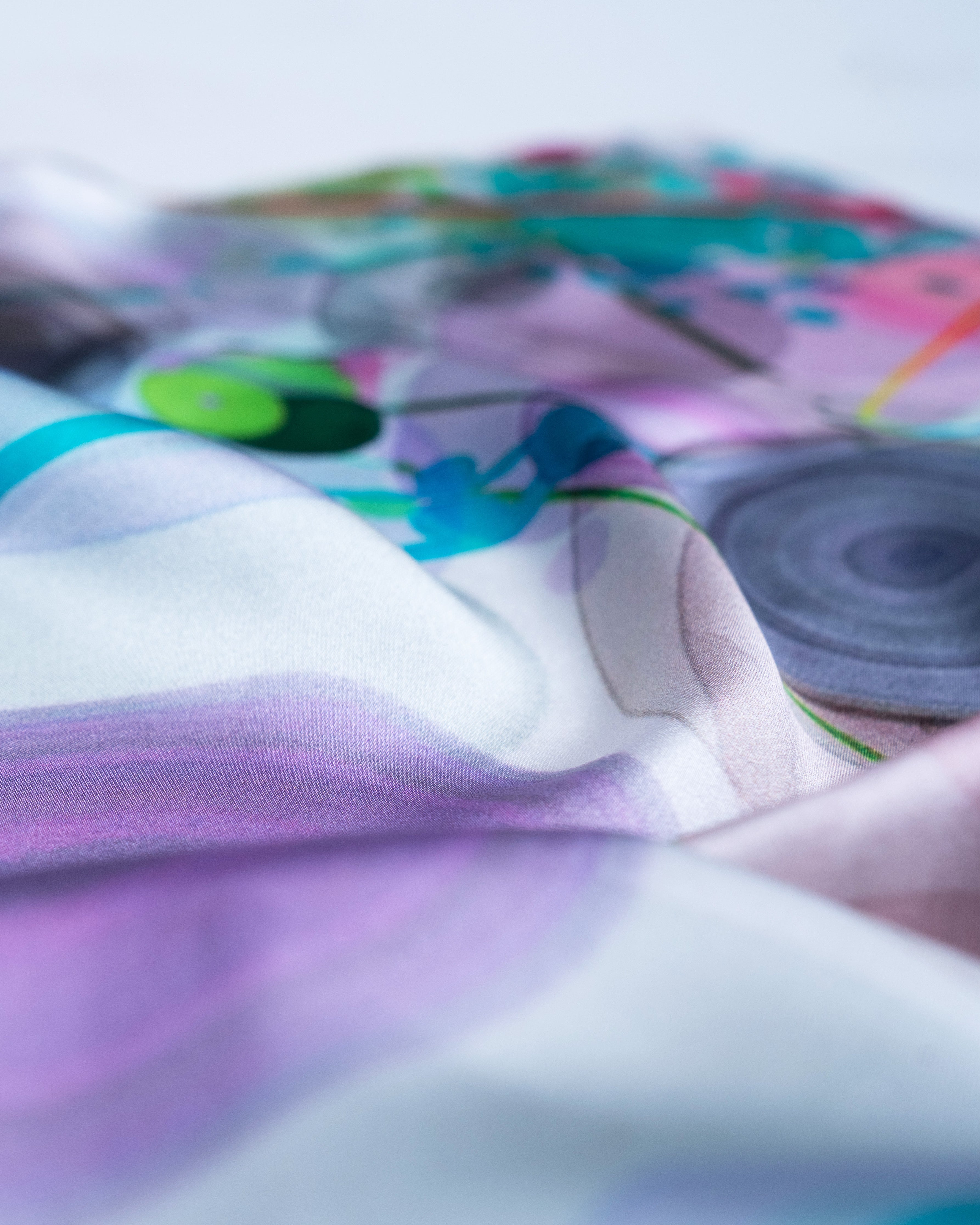 Kaleidoscope Mind Silk Scarf 65