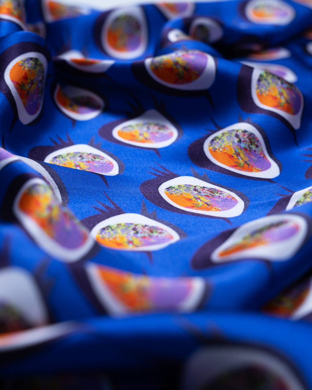 Throwback Eye Logo Silk Scarf 65