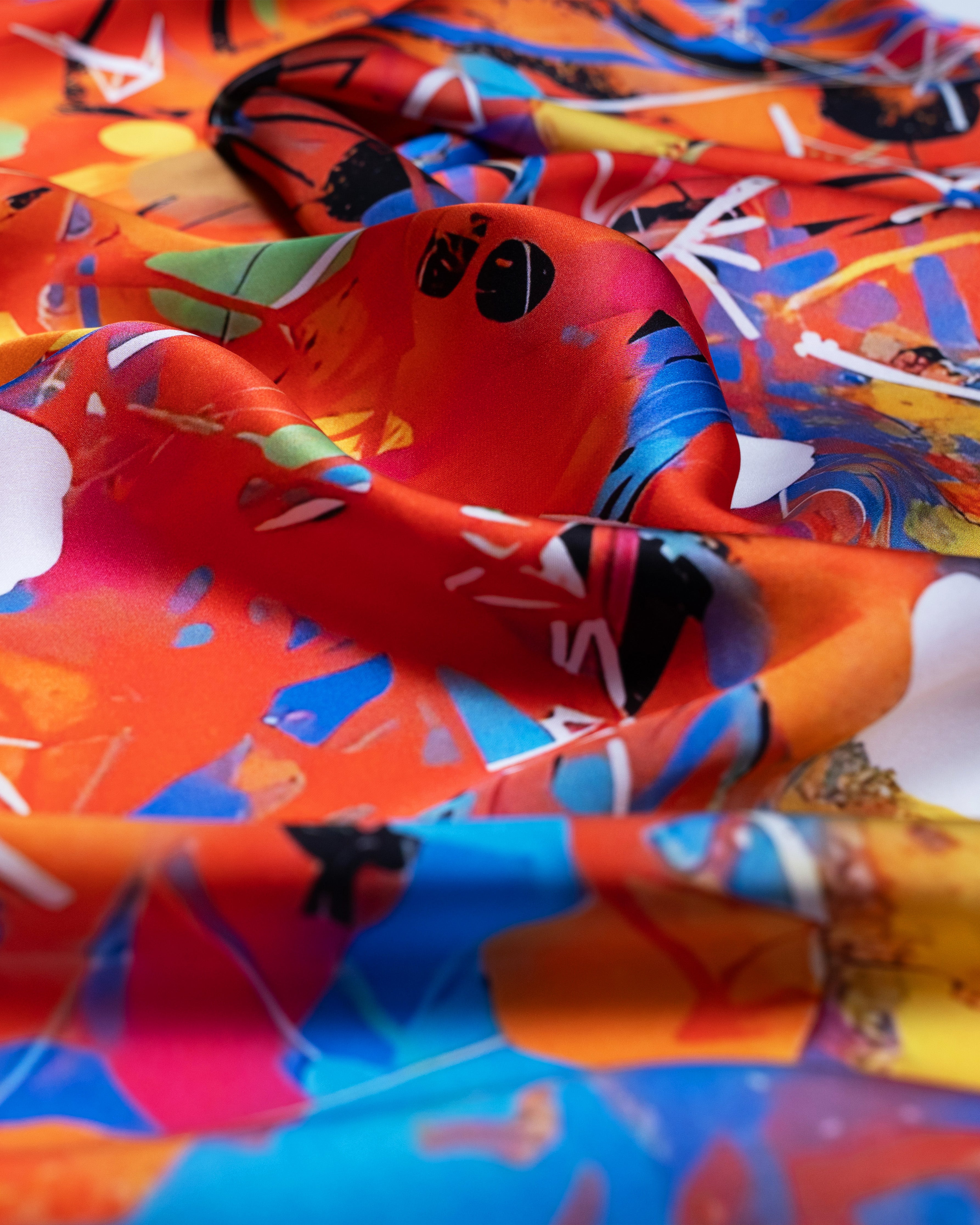 Heat Wave Silk Scarf 90