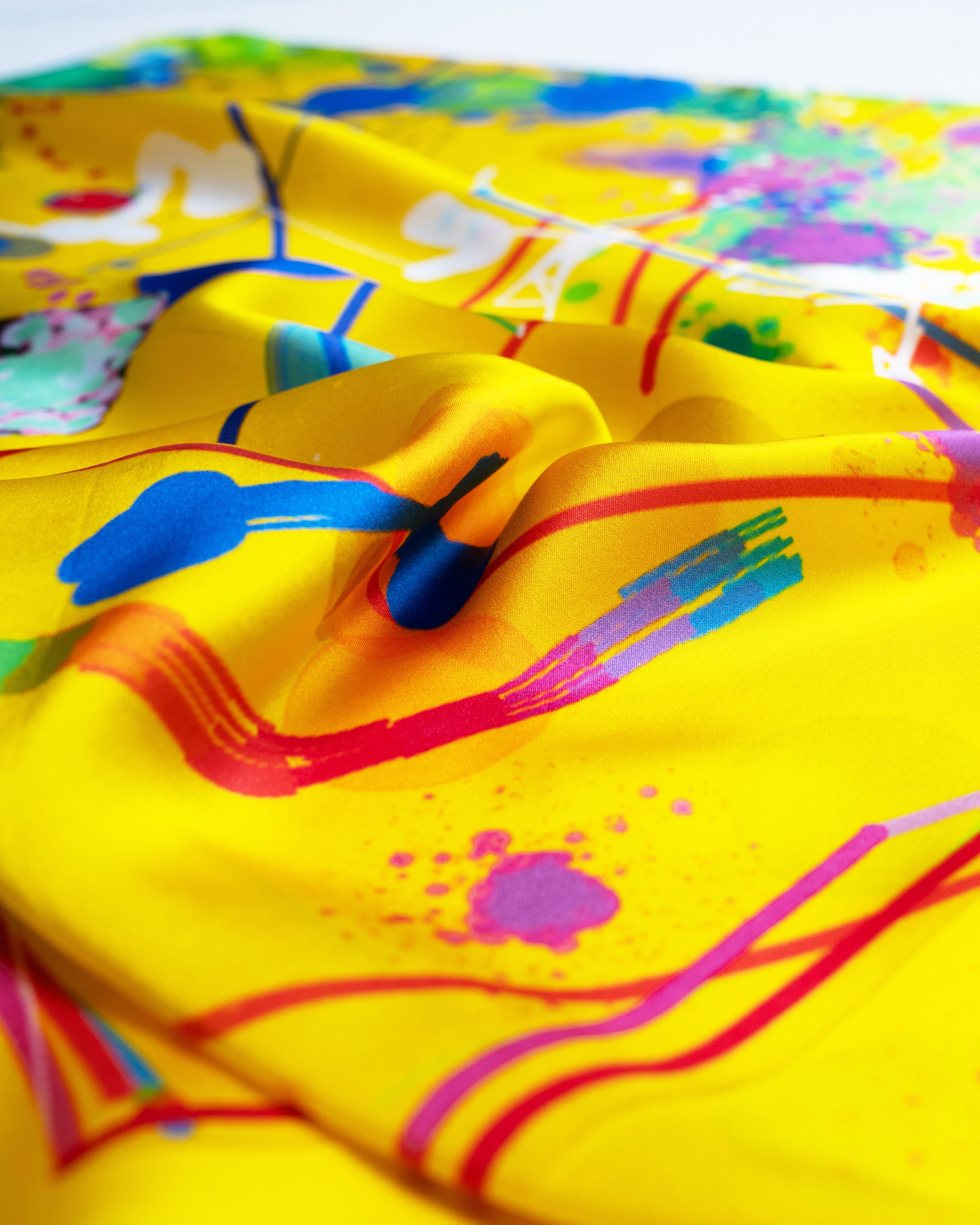 Yayoi Inspired Silk Scarf 90