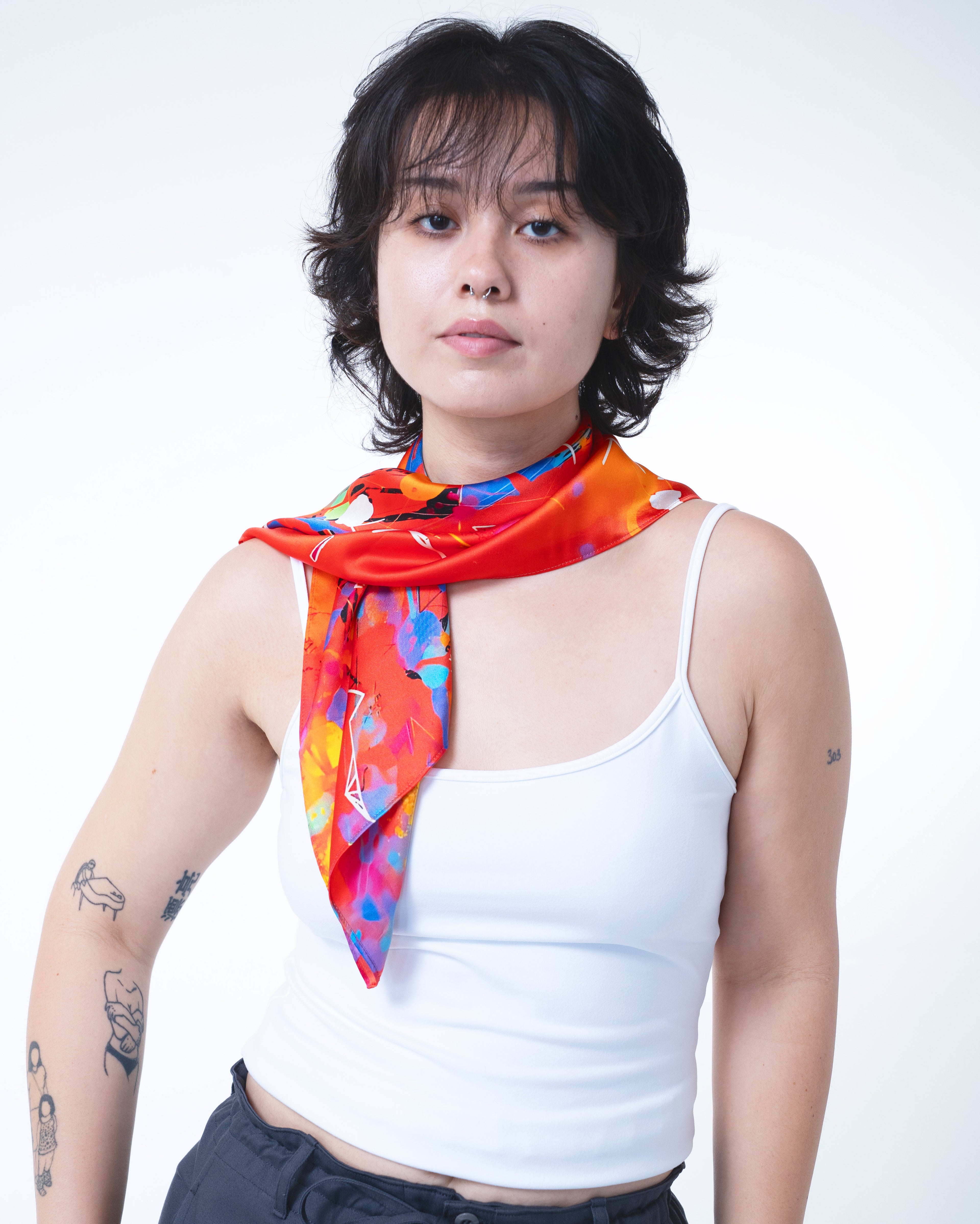 Heat Wave Silk Scarf 65