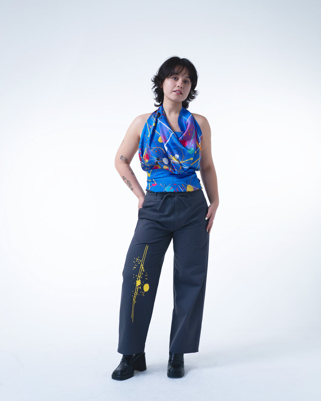 Kinetic Energy Silk Scarf 90