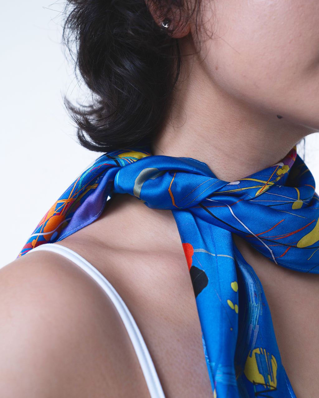 Kinetic Energy Silk Scarf 65