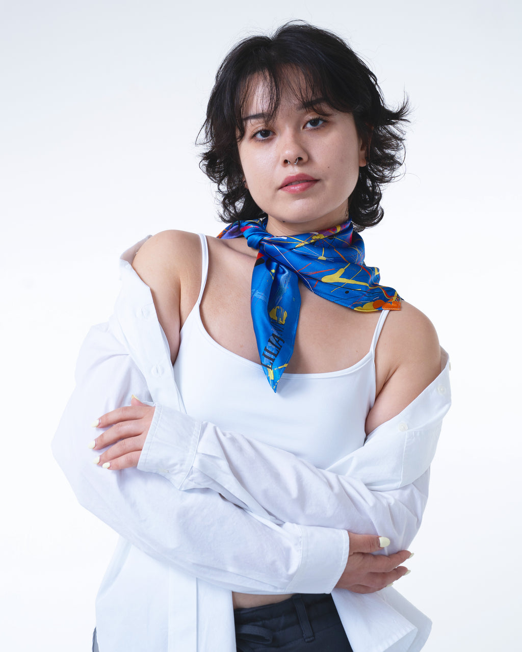 Kinetic Energy Silk Scarf 65