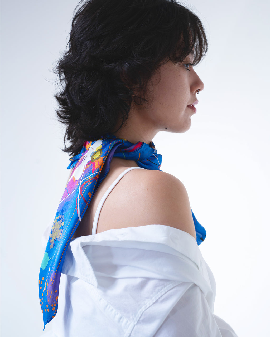 Kinetic Energy Silk Scarf 65