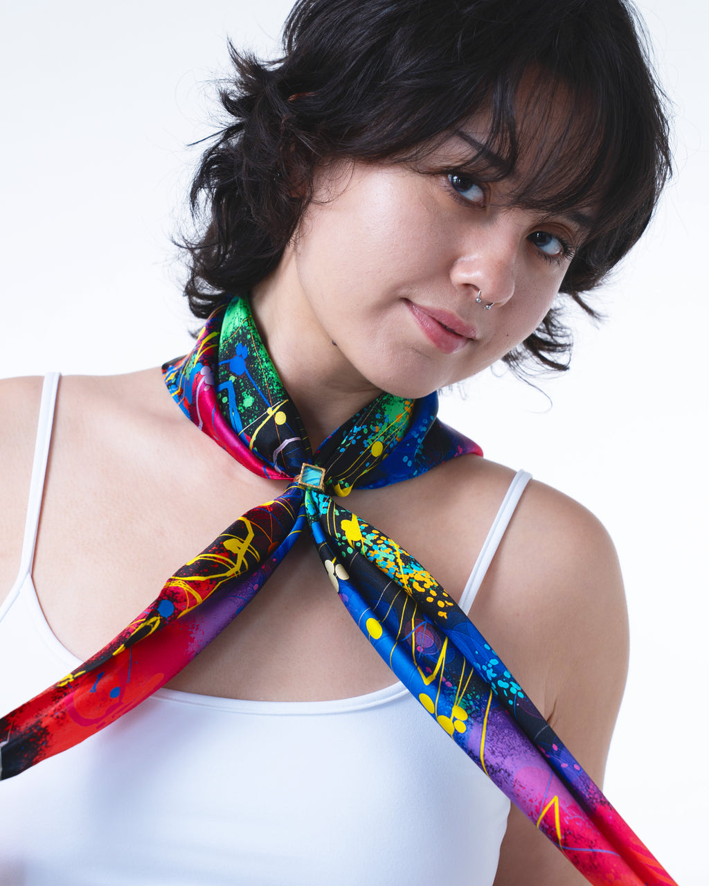 Nebula 2 Silk Scarf 65