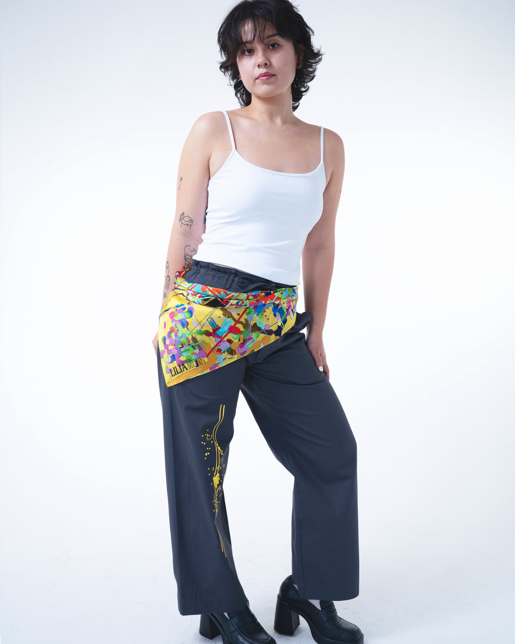 Pixel Fascination Silk Scarf 65
