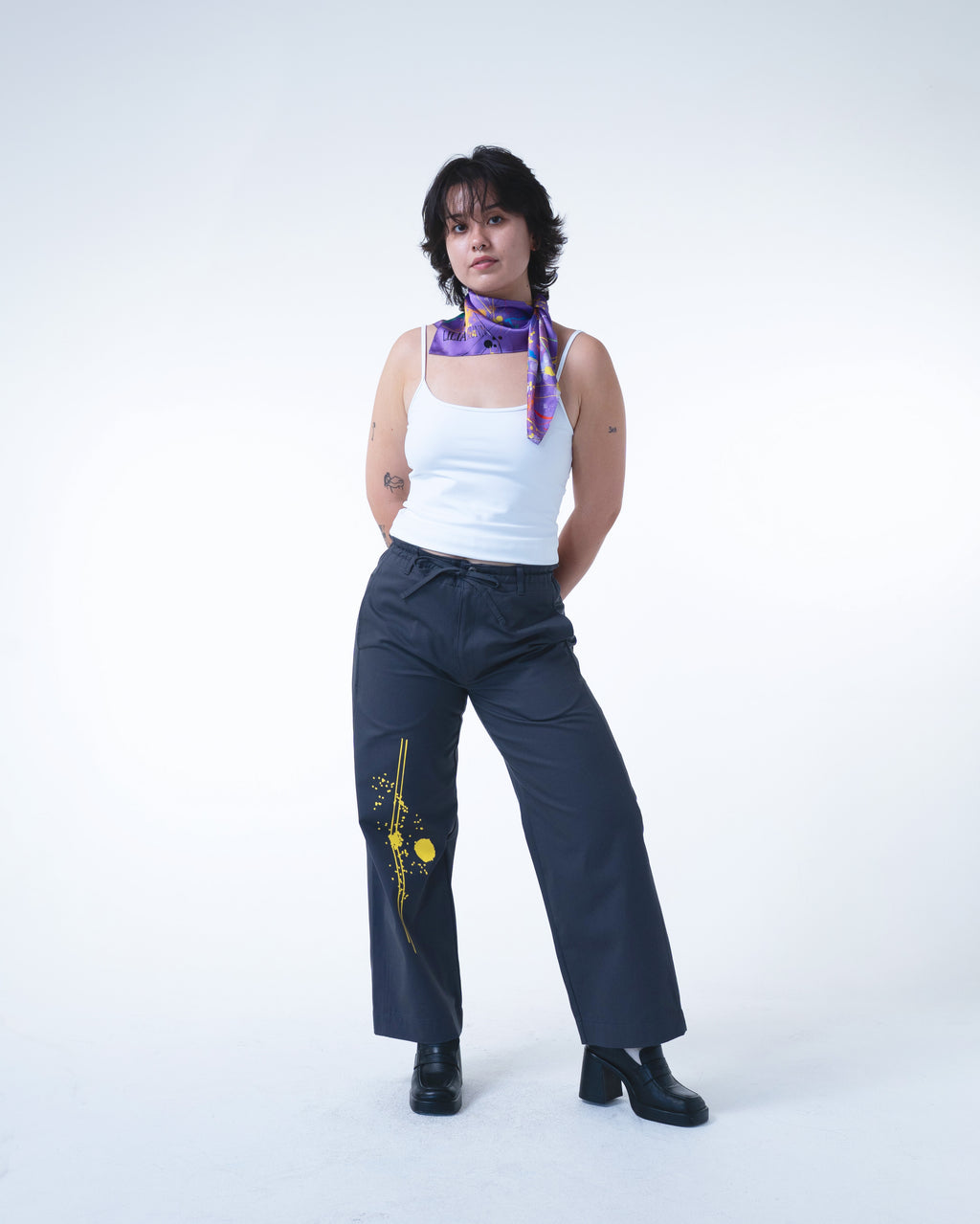 Purple Haze Silk Scarf 65