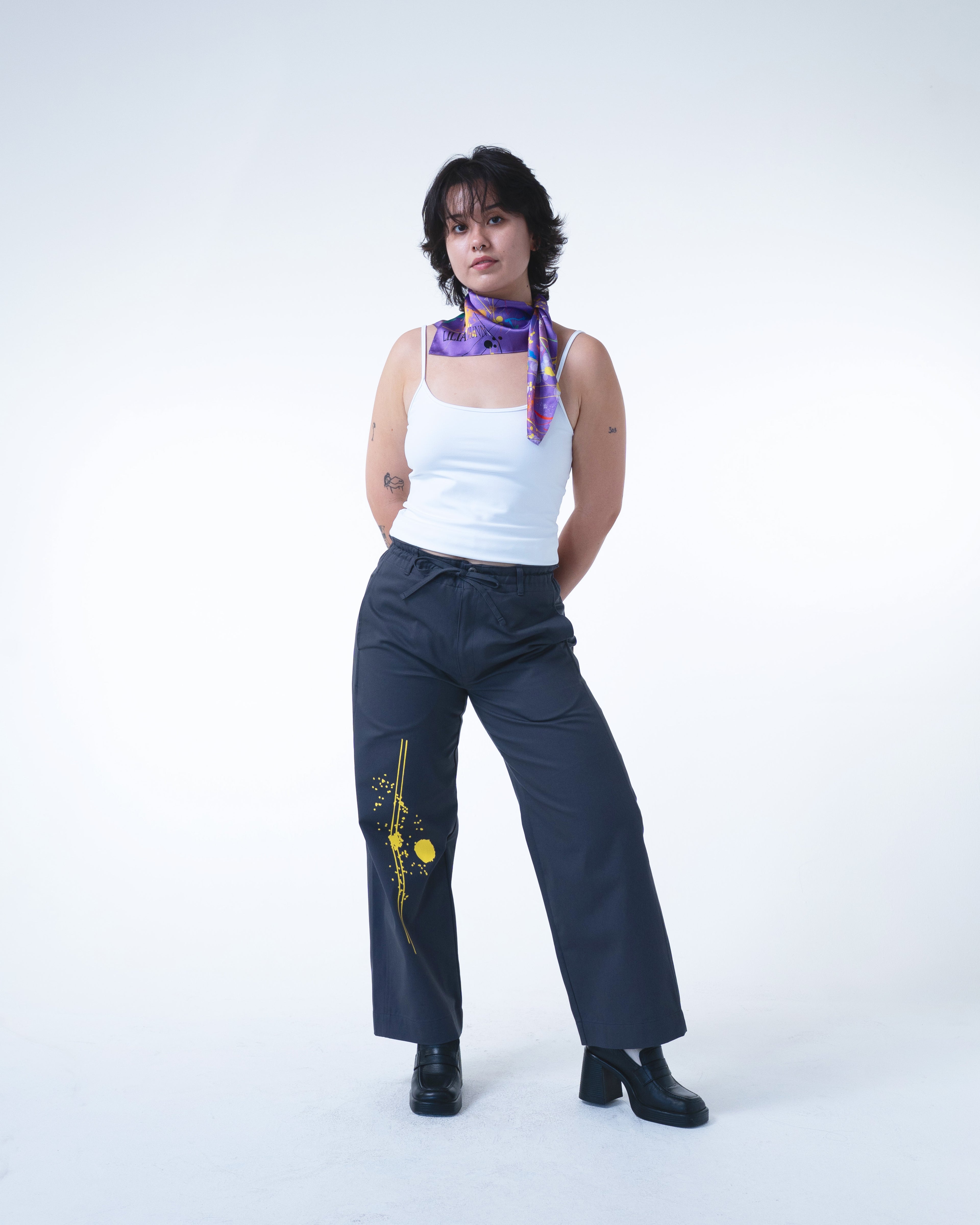 Purple Haze Silk Scarf 65