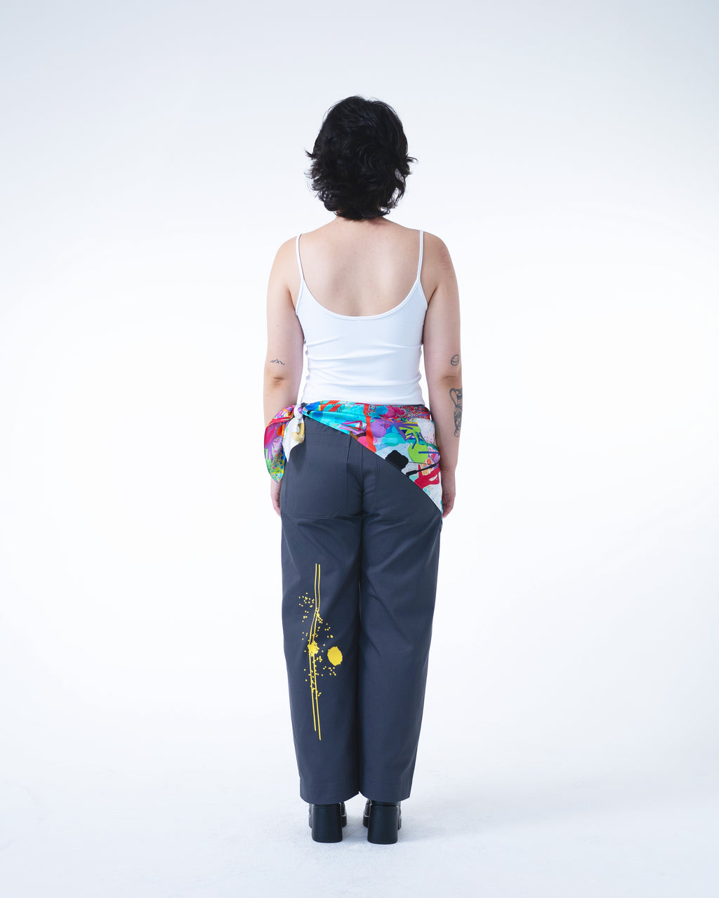 Visual Symphony Silk Scarf 90