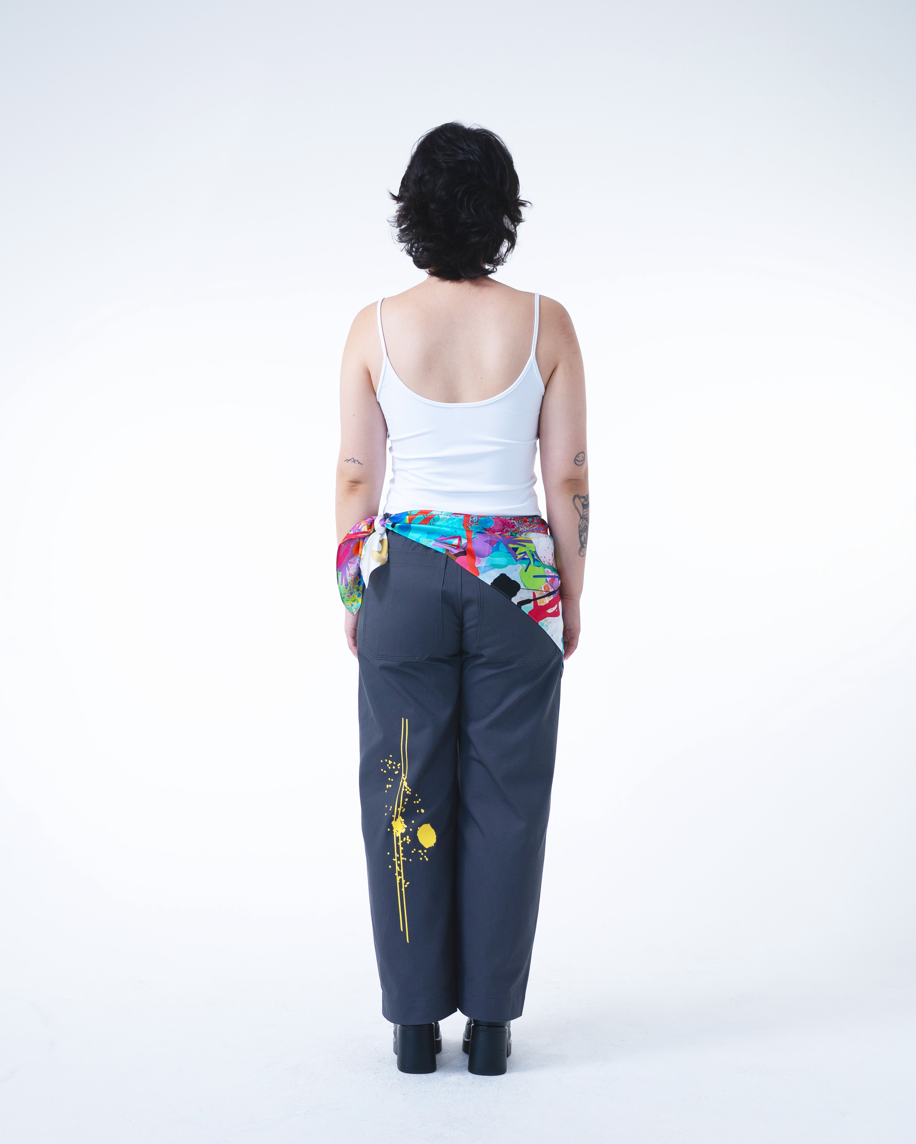 Visual Symphony Silk Scarf 90