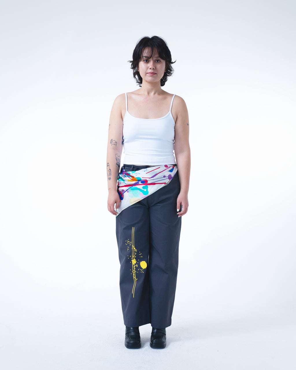 Visual Symphony Silk Scarf 90