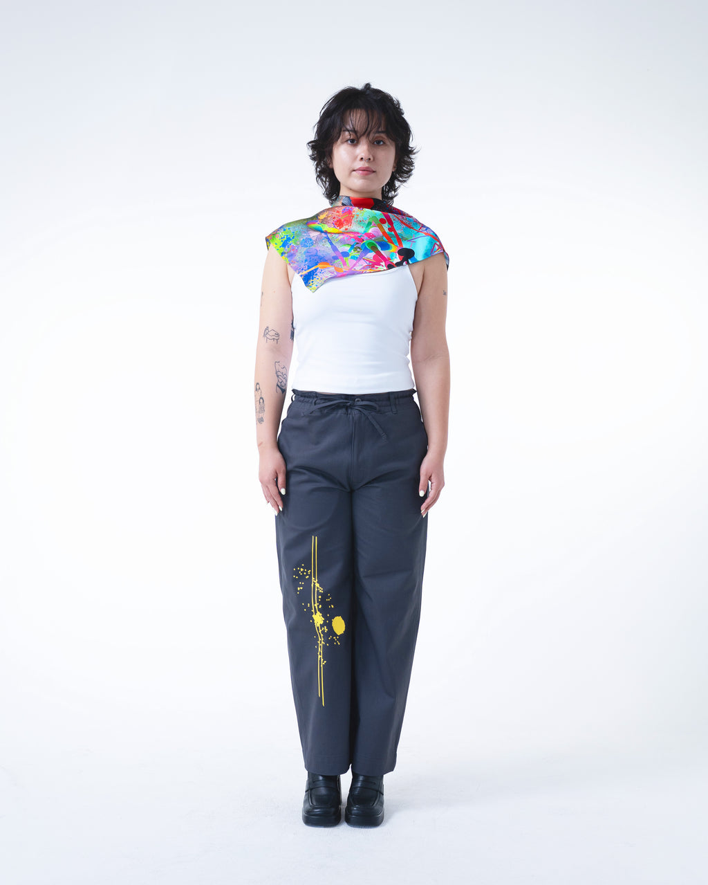 Visual Symphony Silk Scarf 65