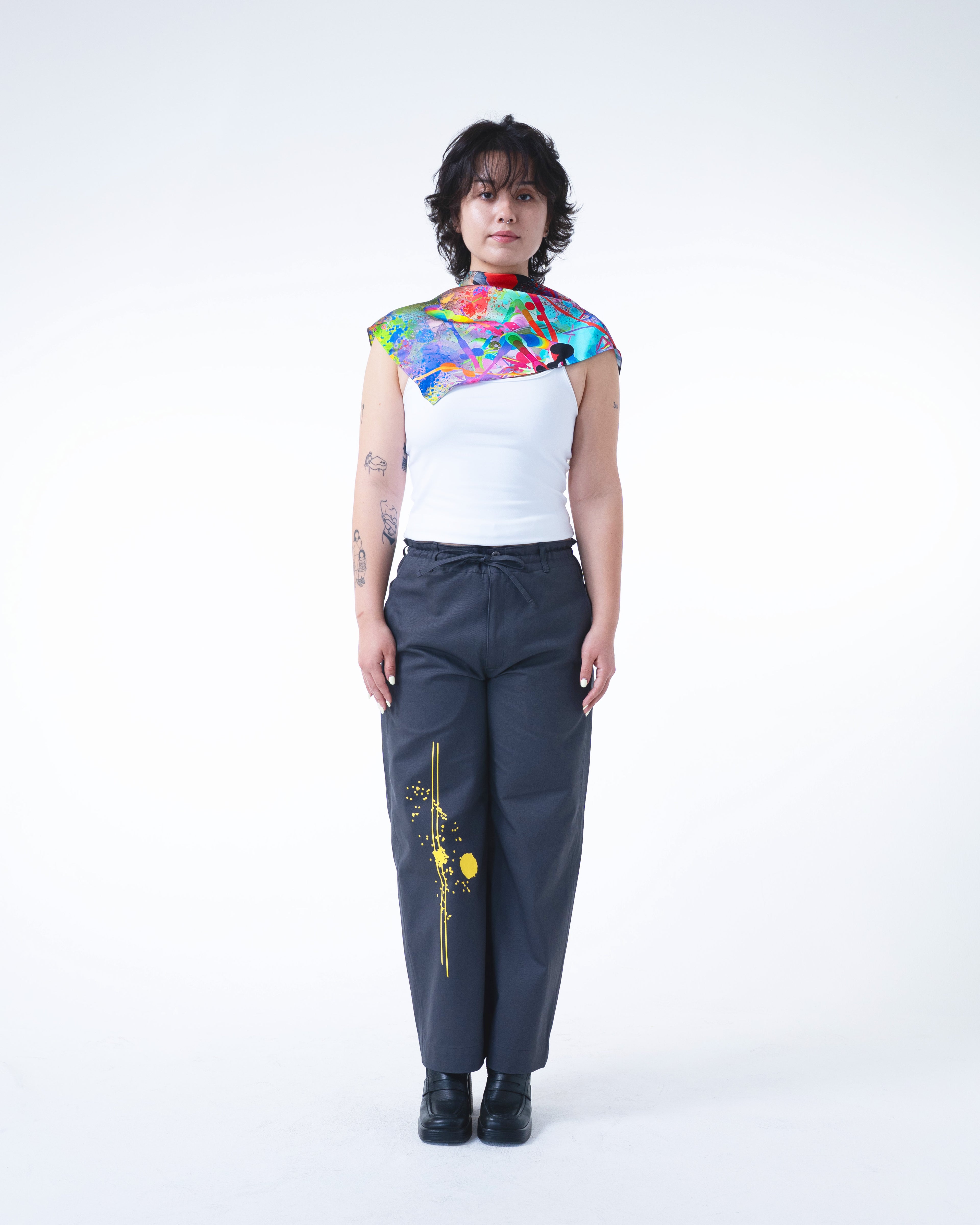 Visual Symphony Silk Scarf 65