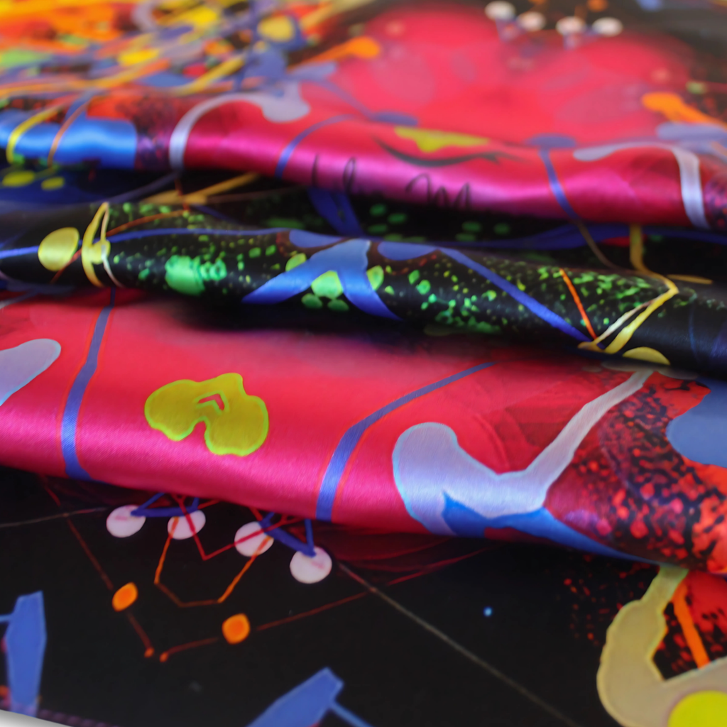 luxury silk scarf | nebula 1 | WHOLESALE