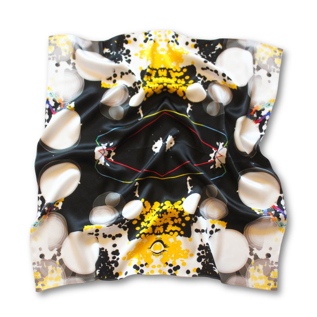 luxury silk scarf | geometric play 1 | WHOLESALE