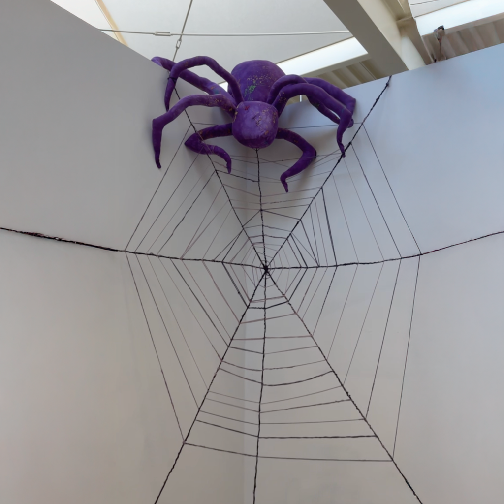 Soft Sculpture with Purple Haze Screenprinting